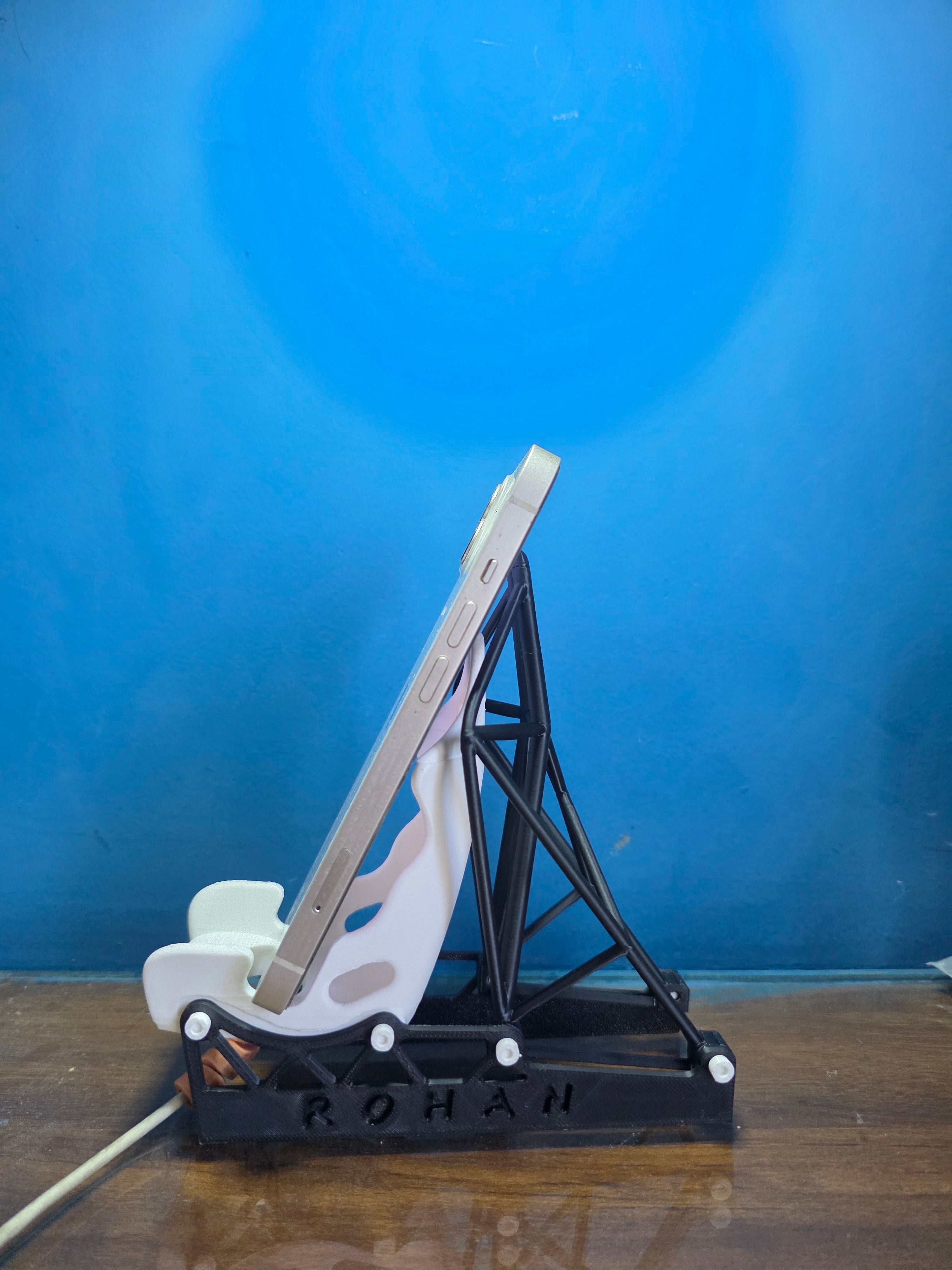 Racing Seat Phone Display Stand