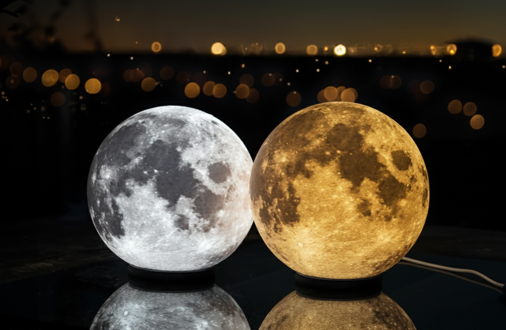 3D Printed Moon Lamp: NASA Lunar Scans